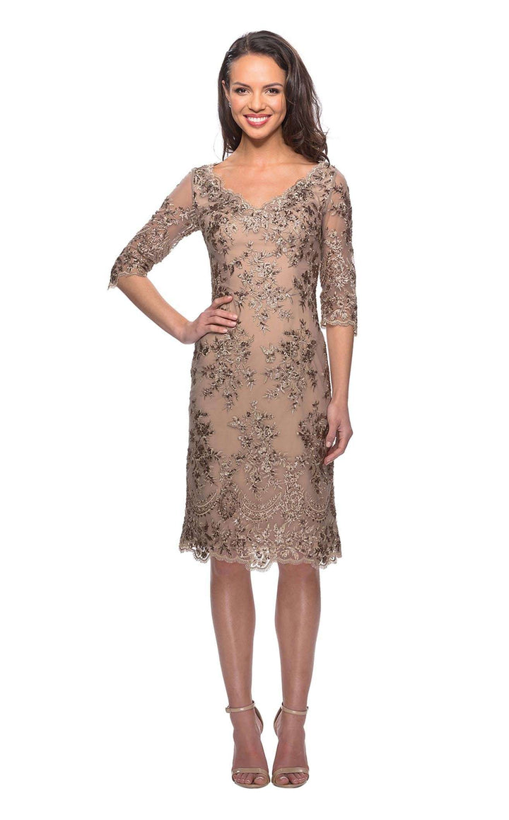 La Femme 26871 Gold/Nude