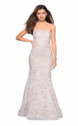 La Femme 27178 White/Nude