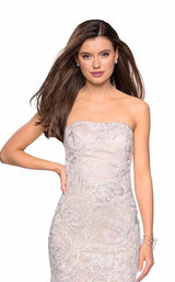La Femme 27178 White/Nude