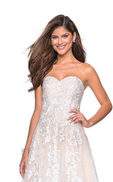 La Femme 27269 Ivory/Nude