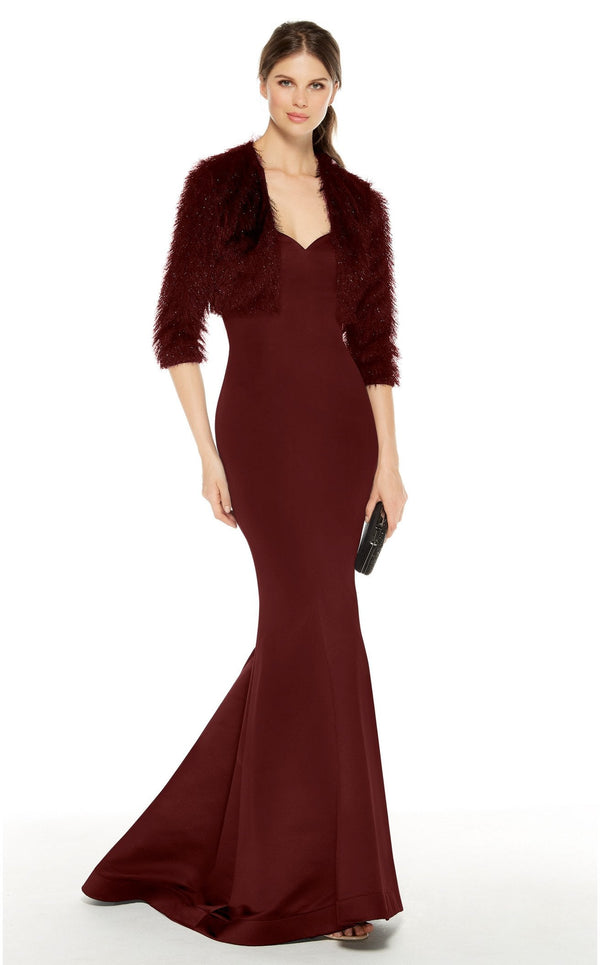 Alyce 27402 Jacket Wine