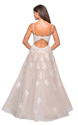 La Femme 27463 White/Nude