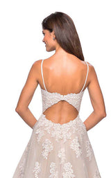 La Femme 27463 White/Nude