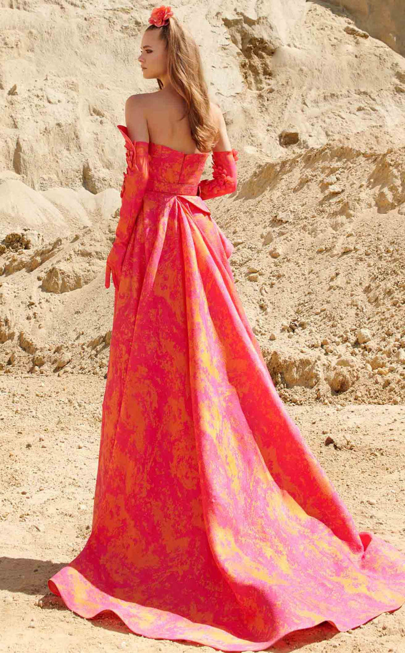 MNM Couture 2747 Fuchsia-Orange