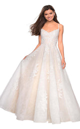 La Femme 27492 Ivory/Nude