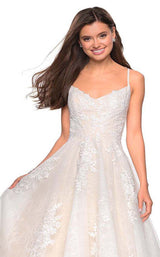 La Femme 27492 Ivory/Nude