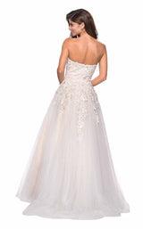 La Femme 27508 White/Nude