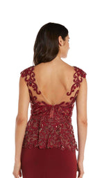 Jovani 27517 Burgundy