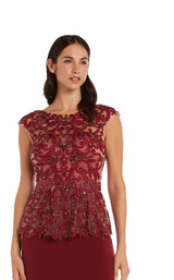 Jovani 27517 Burgundy