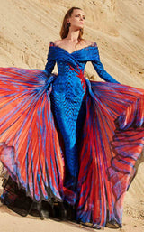 MNM Couture 2762 Blue-Red