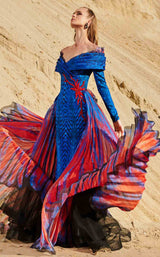 MNM Couture 2762 Blue-Red