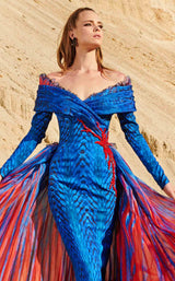 MNM Couture 2762 Blue-Red