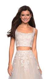 La Femme 27635 Ivory/Nude