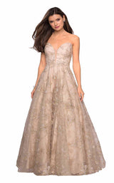 La Femme 27640 Gold/Nude