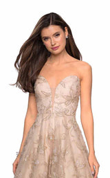 La Femme 27640 Gold/Nude