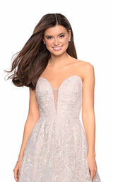 La Femme 27640 White/Nude