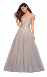 La Femme 27674 Gray-Nude