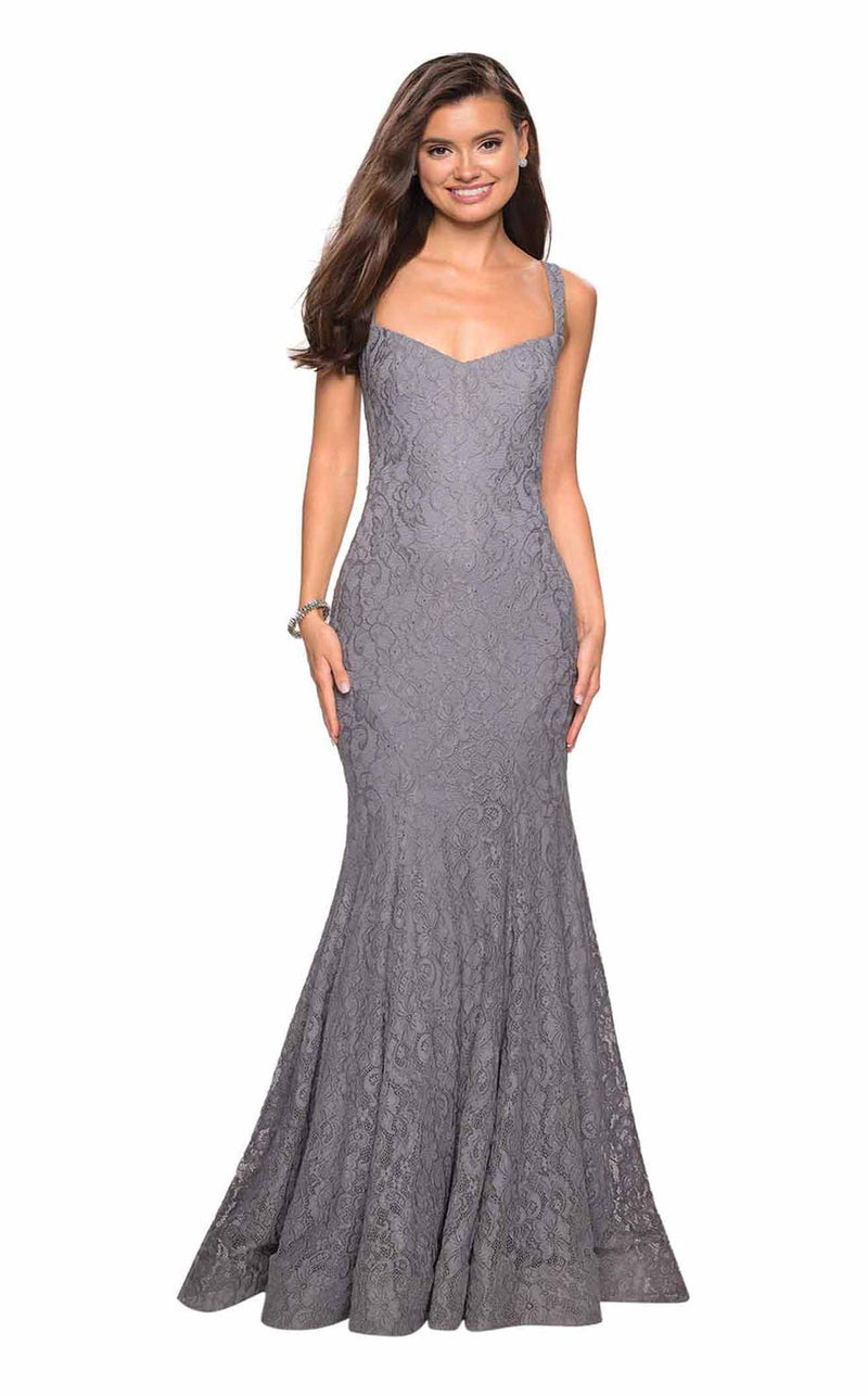 La femme gunmetal dress shop
