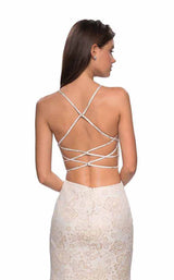 La Femme 27749 Ivory/Gold