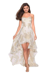 La Femme 27753 Ivory/Gold