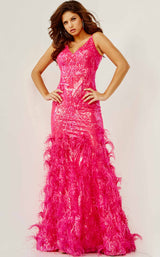 Jovani 07808BG Fuchsia