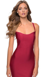 La Femme 28568 Burgundy