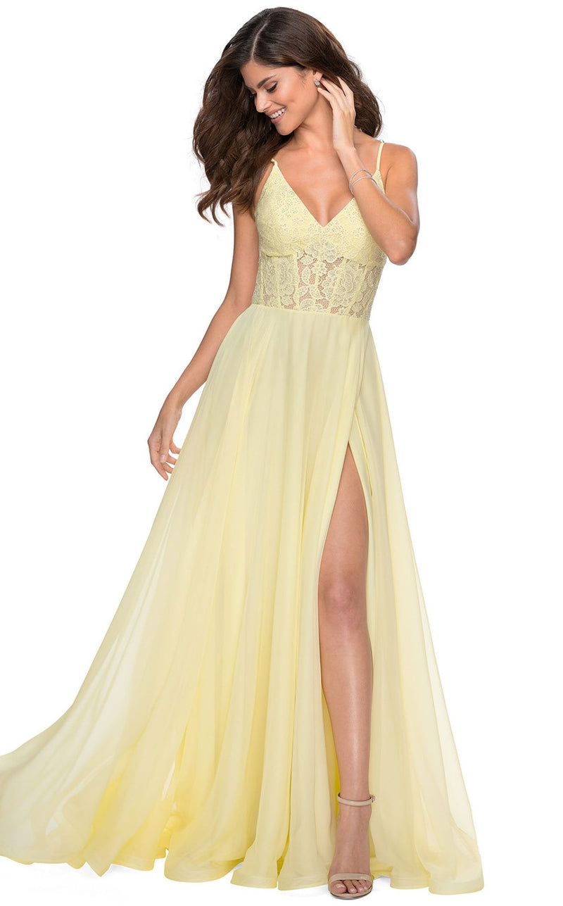 La Femme 28664 Pale Yellow