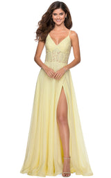 La Femme 28664 Pale Yellow
