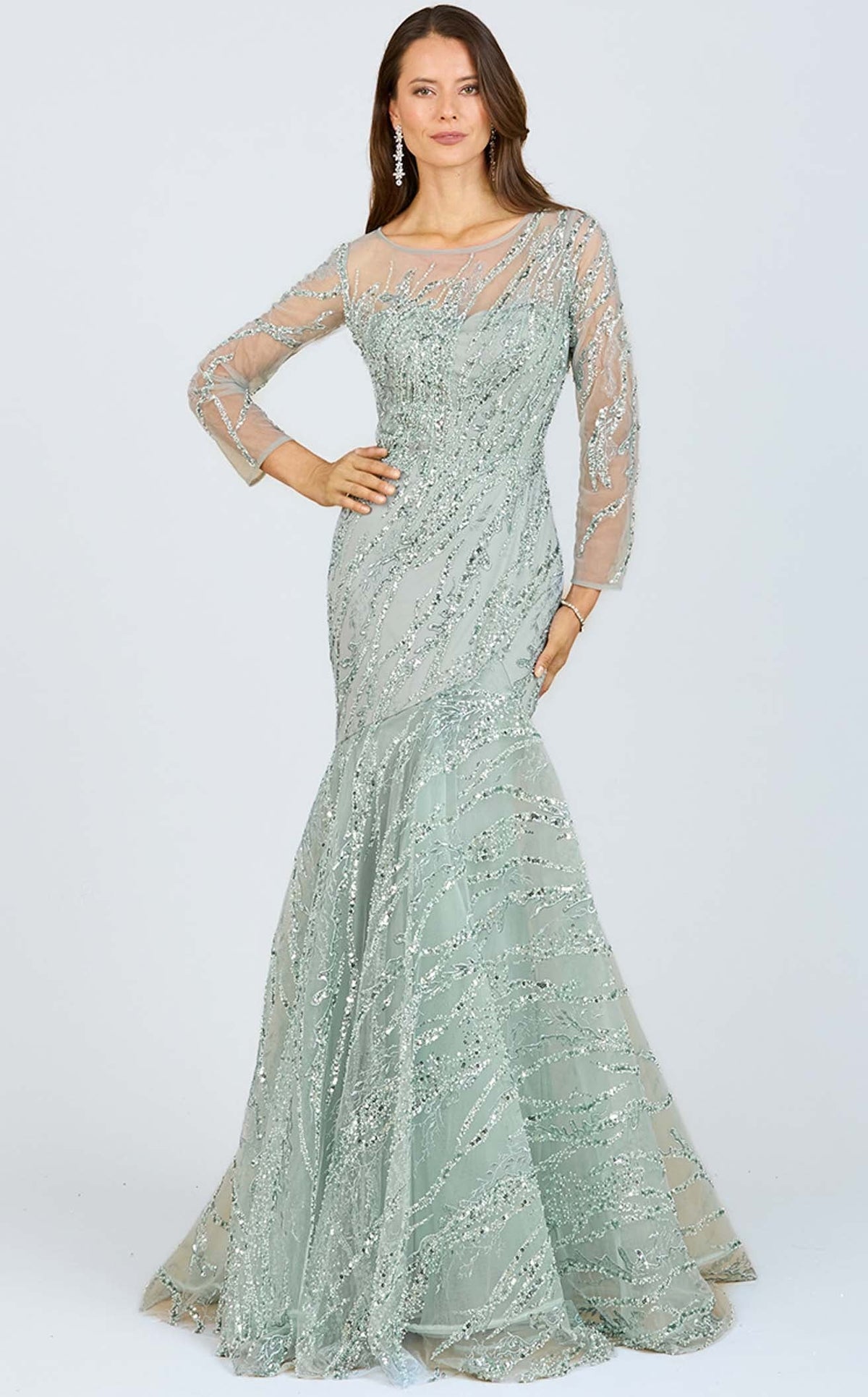 Lara 29199 Prom Dress - Seafoam