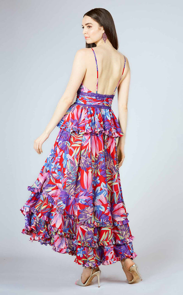 Lara 29268 Red Print