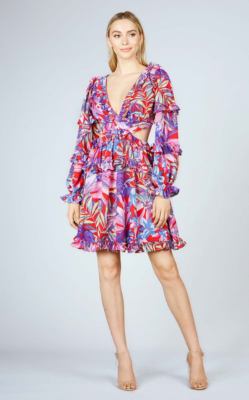 Lara 29269 Prom Dress - Red Print | NewYorkDress Lara 29269 Prom Dress - Red Print | NewYorkDress