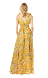 Lara 29275 Yellow Print