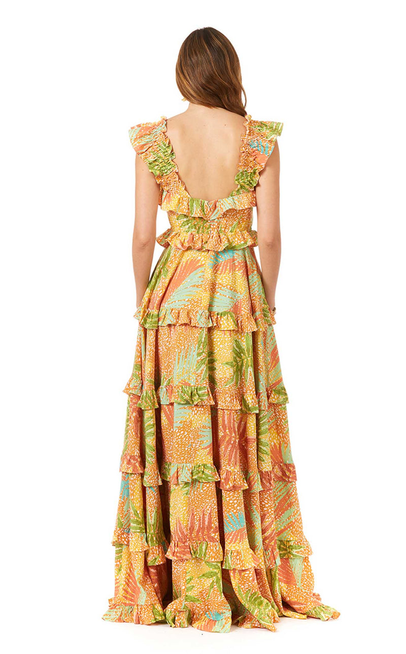 Lara 29280 Yellow-Print