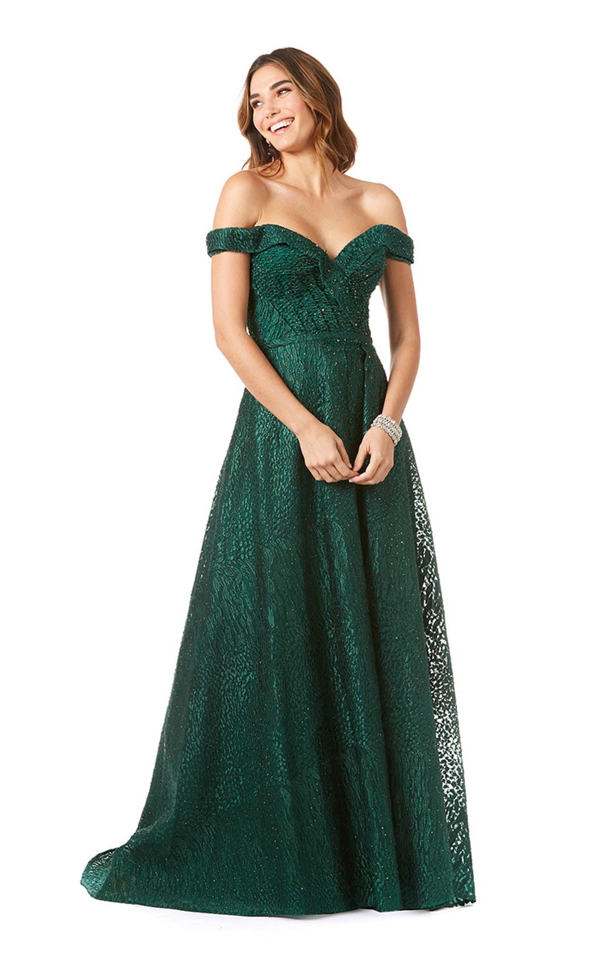 Lara 29349 Prom Dress - Dark Red