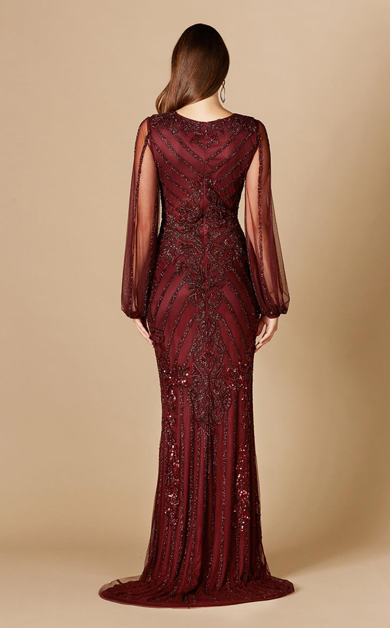 Lara 29369 Prom Dress - Nude Multi | NewYorkDress Lara 29369 Prom Dress - Nude Multi | NewYorkDress