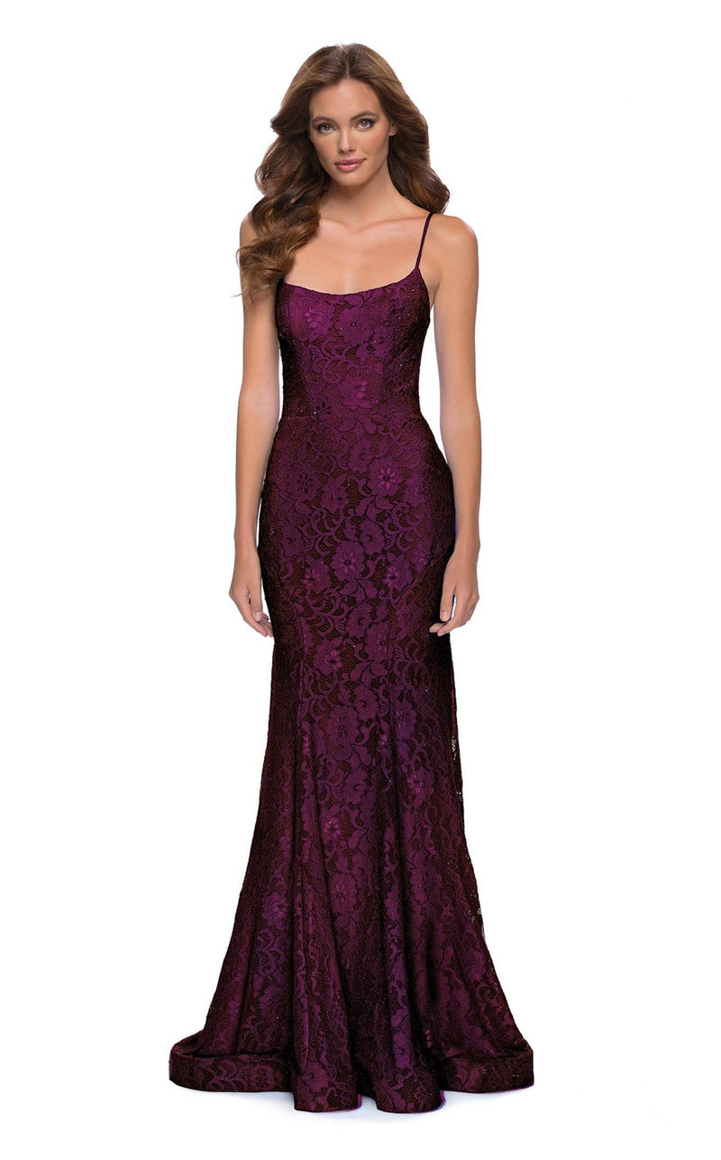 la femme dark berry prom dress Prom Dress Style #29935