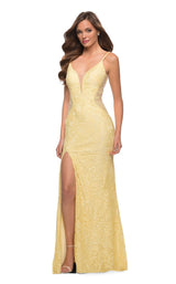 La Femme 29679 Pale Yellow