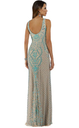 Lara 29711 Nude-Turquoise