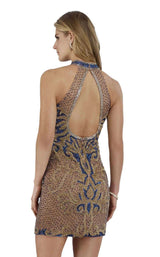 Lara 29743 Gold-Blue