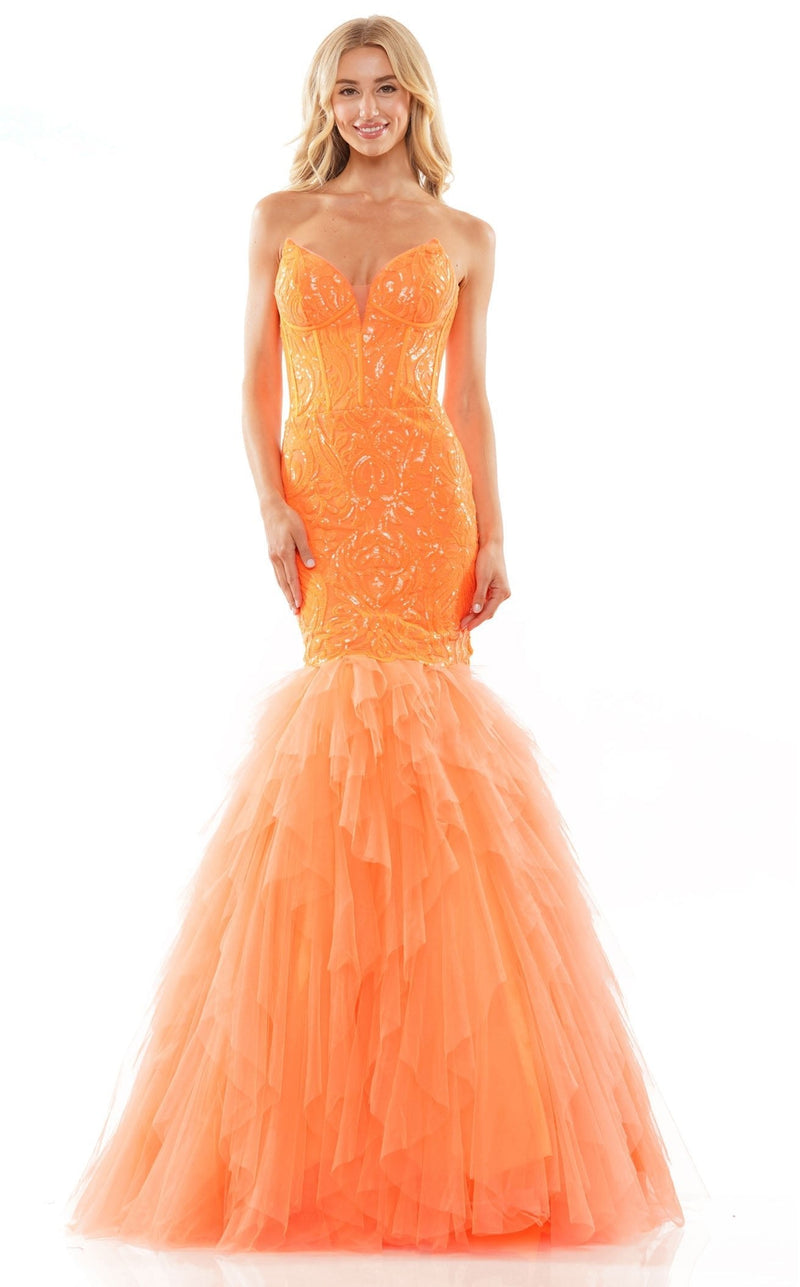 Colors Dress 2985 Orange