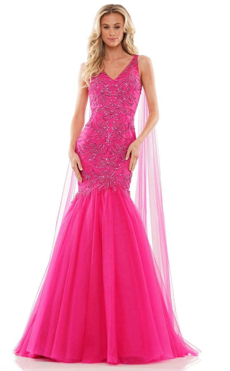 Colors Dress 2993 Hot Pink
