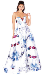 Mac Duggal 30374L Diamond White