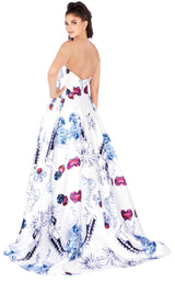 Mac Duggal 30374L Diamond White