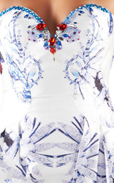 Mac Duggal 30374L Diamond White
