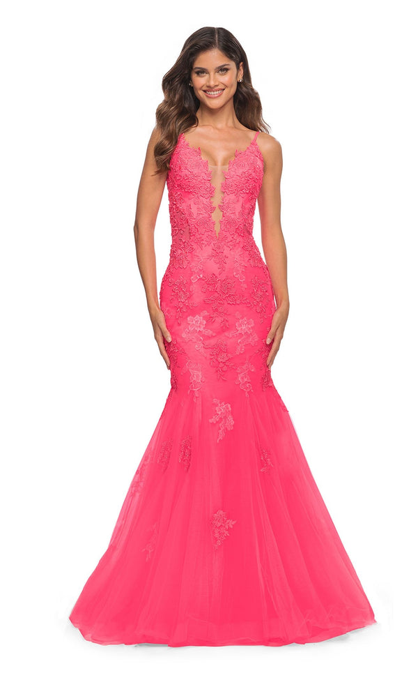 La Femme 30674 Neon Pink