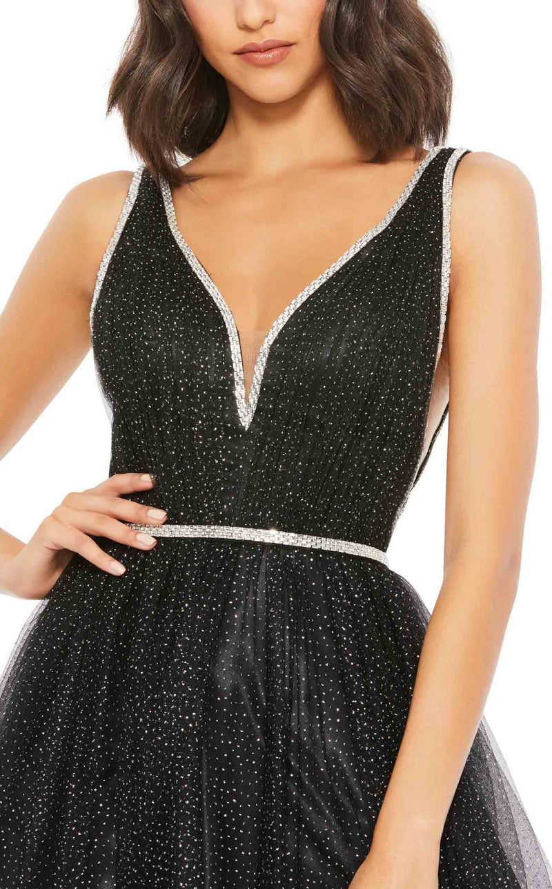 Mac Duggal 30727 Black/Silver