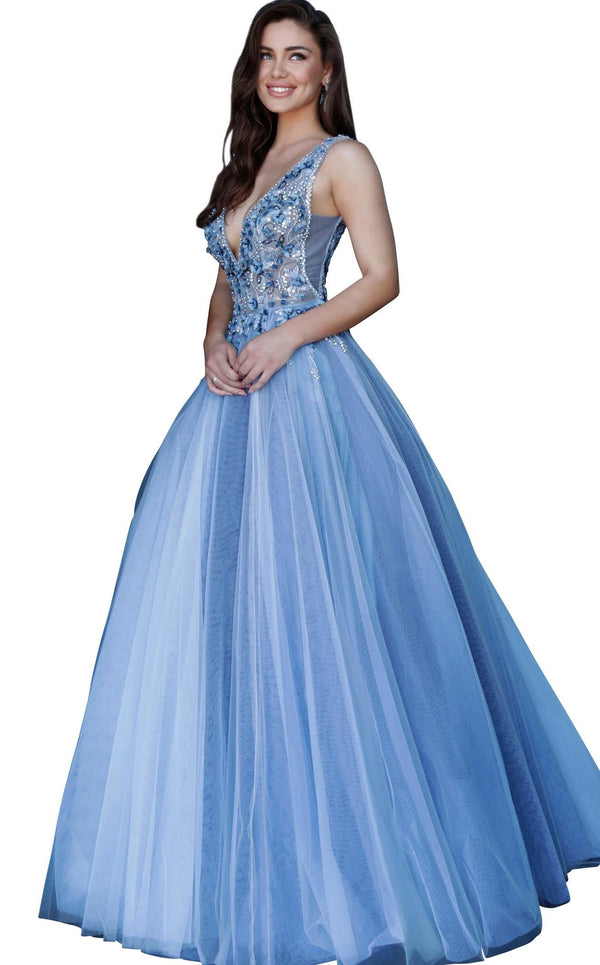 Jovani 3110 Blue