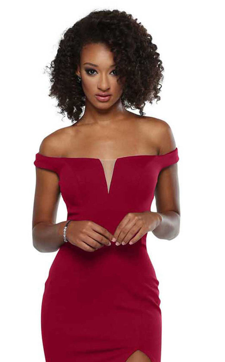 Zoey Grey 31303 Burgundy
