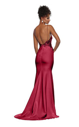Zoey Grey 31307 Burgundy