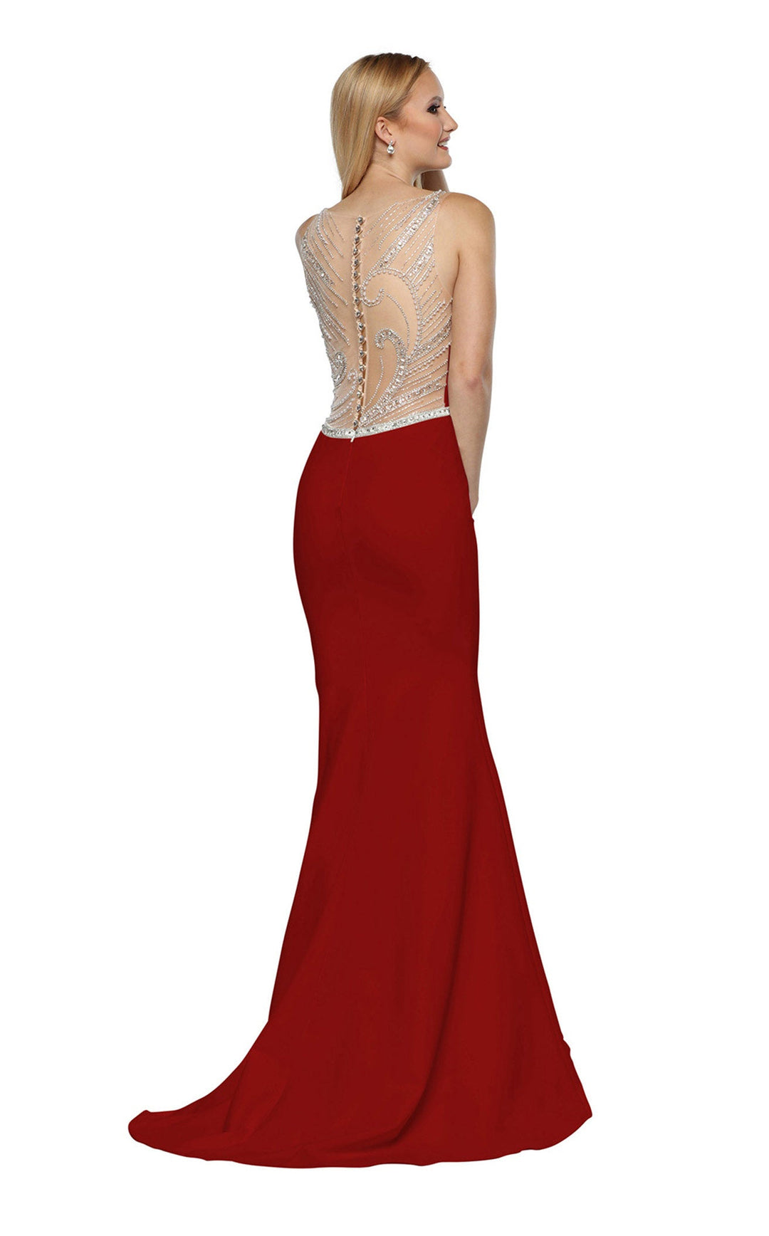 Zoey Grey 31310 Burgundy/Nude
